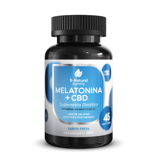 MELATONINA MAS CBD 45 MASTICABLES BN