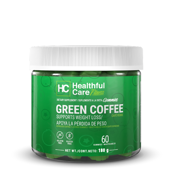 GREEN COFFEE GUMMIES JAR 60 HC/USA